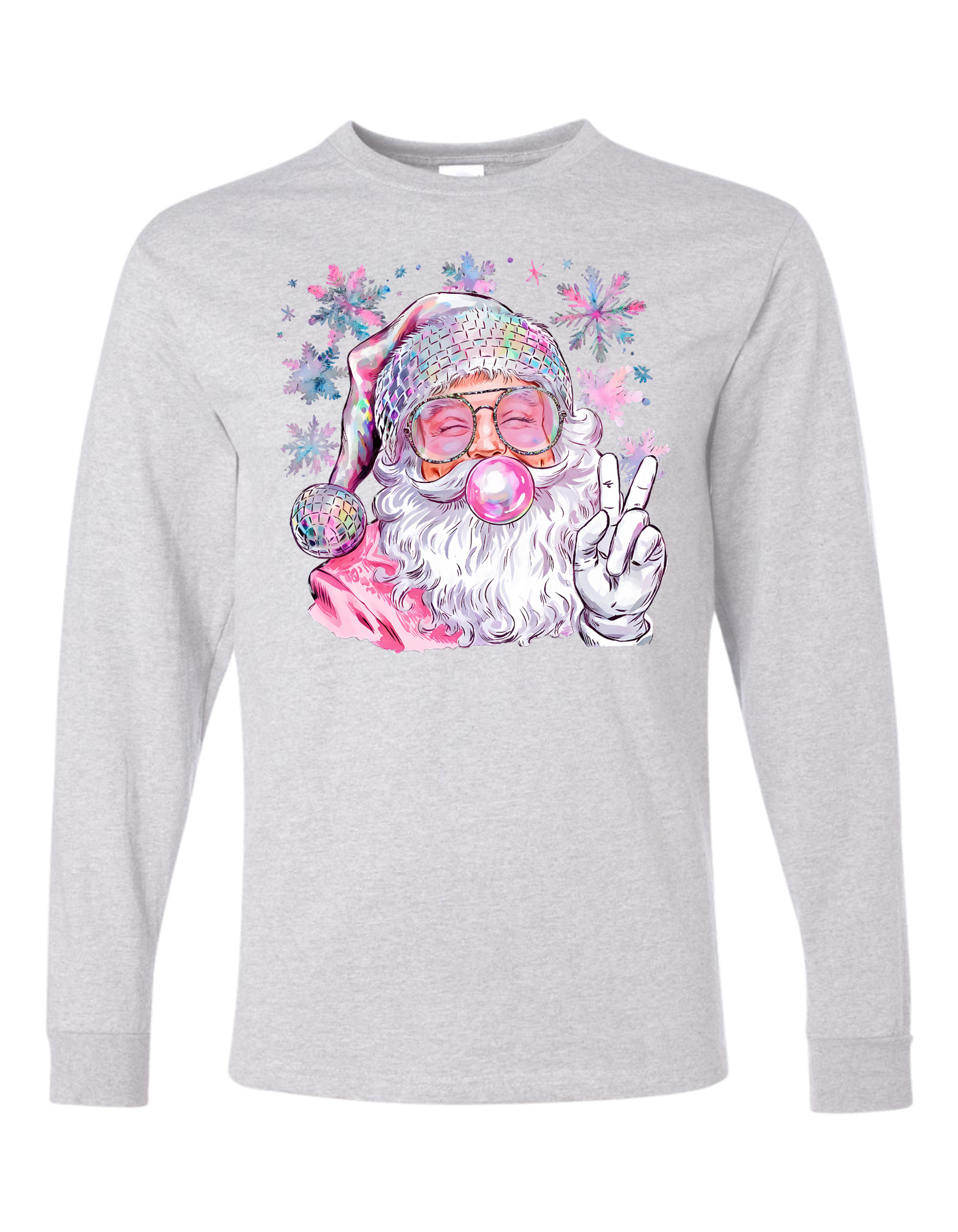 Bubblegum Santa Long Sleeve