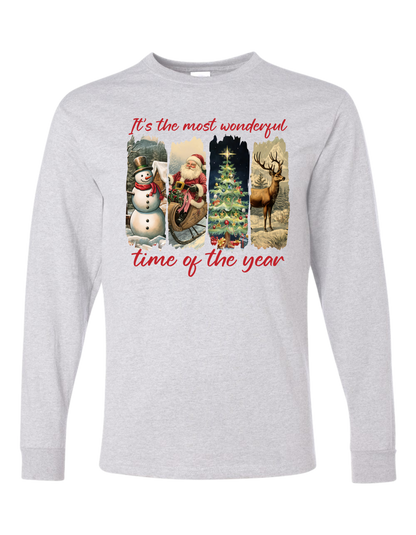 Vintage It's The Most Wonderful Time Long Sleeve