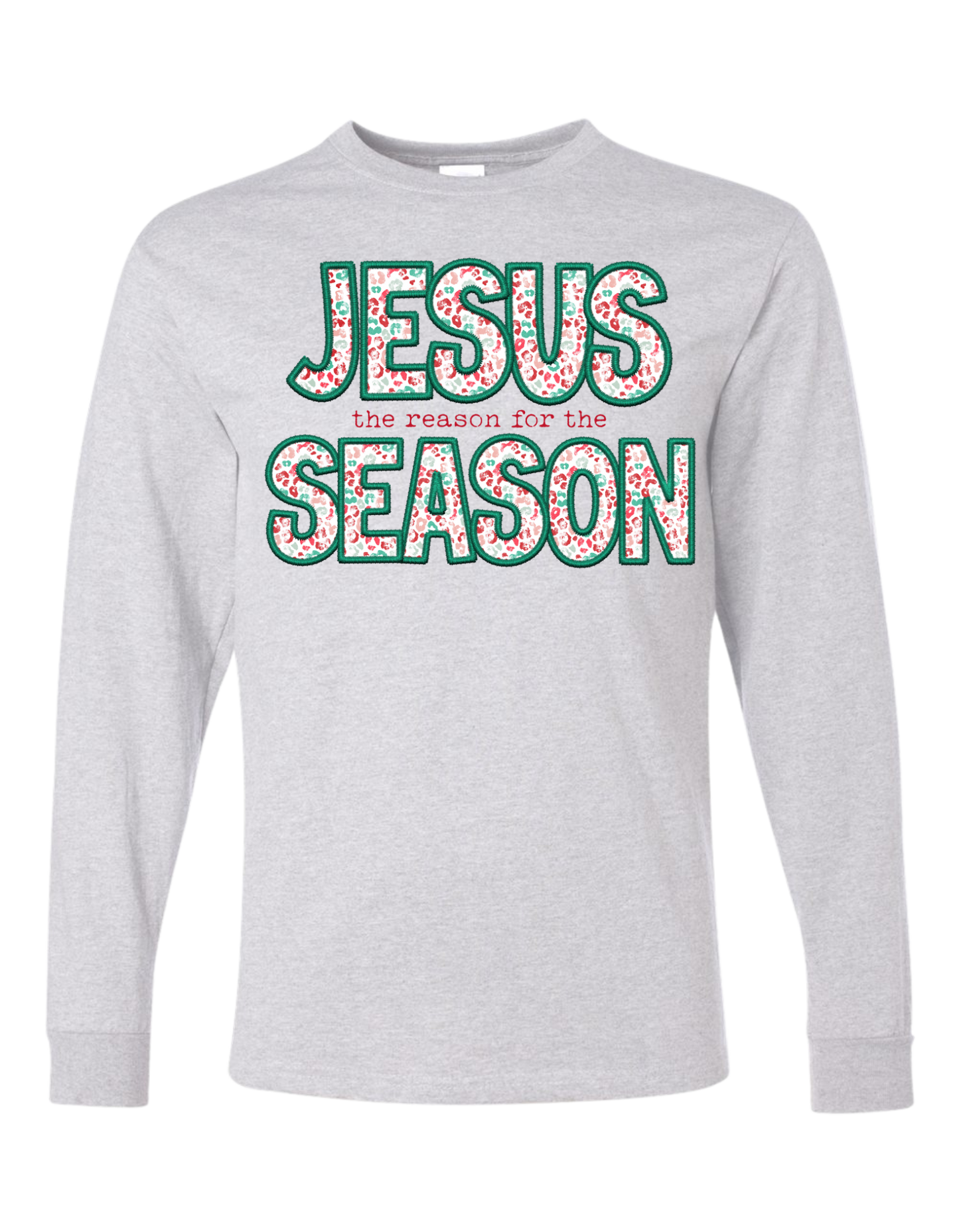 Leopard Jesus is the Reason Long Sleeve
