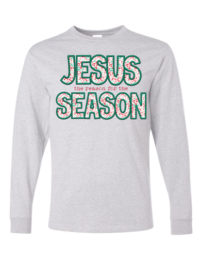 Leopard Jesus is the Reason Long Sleeve