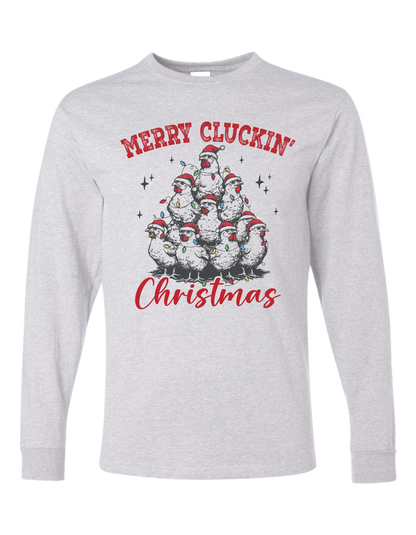 Merry Cluckin' Christmas Long Sleeve