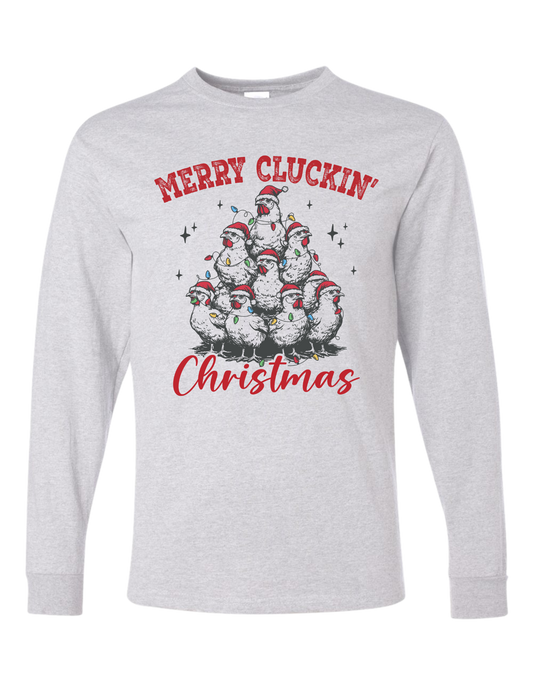 Merry Cluckin' Christmas Long Sleeve