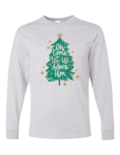 Oh Come Let Us Adore Him Long Sleeve