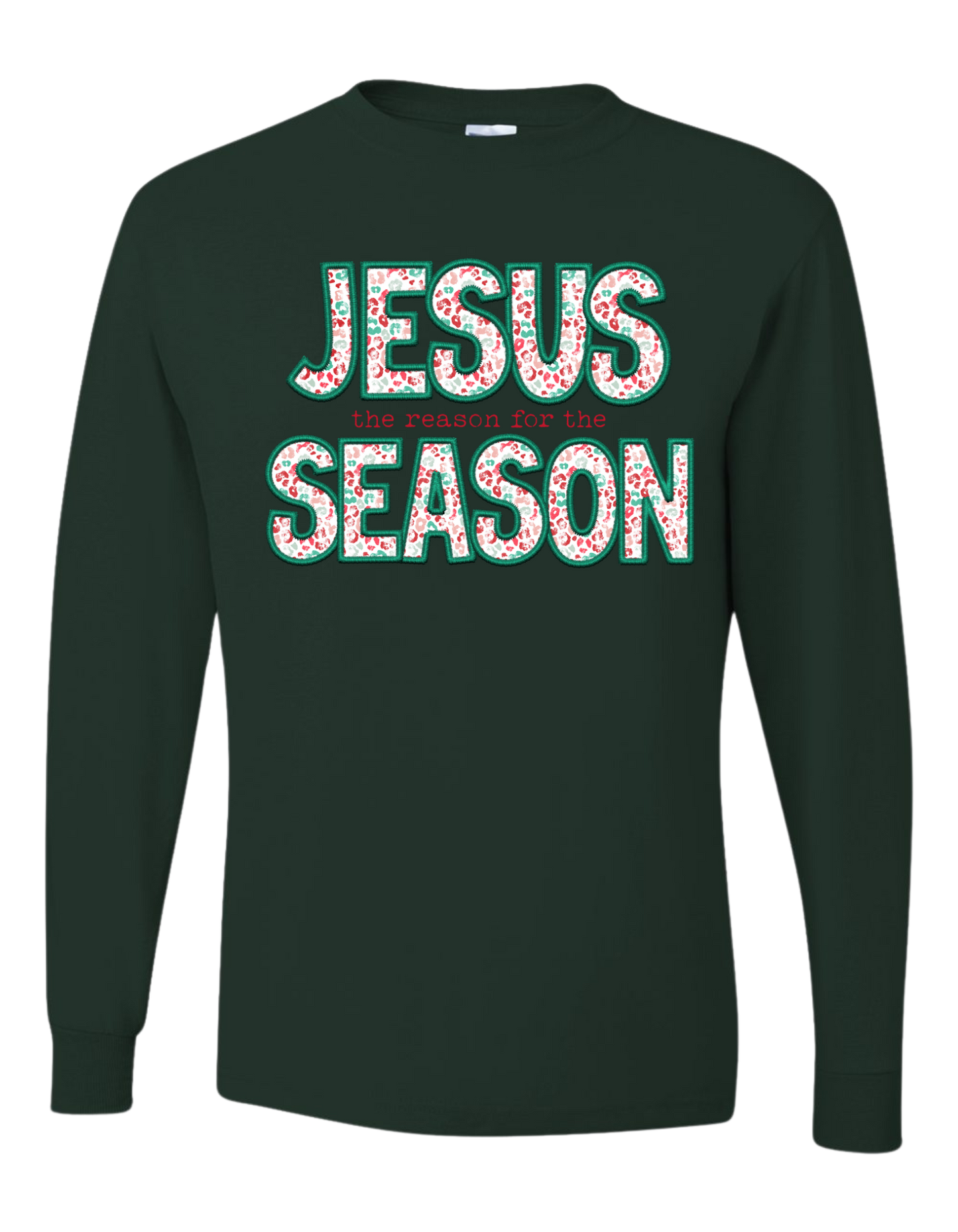 Leopard Jesus is the Reason Long Sleeve