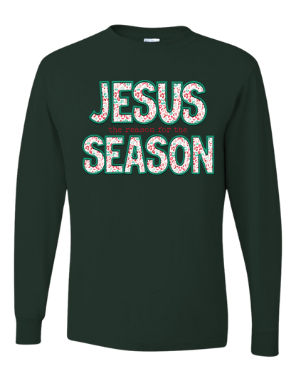Leopard Jesus is the Reason Long Sleeve
