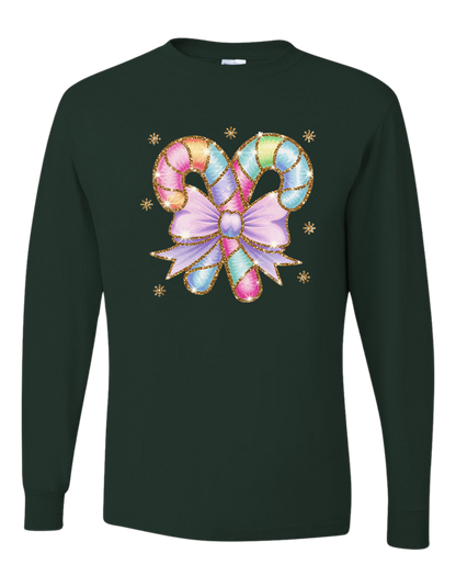 Fun-Filled Candy Cane Long Sleeve