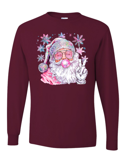 Bubblegum Santa Long Sleeve