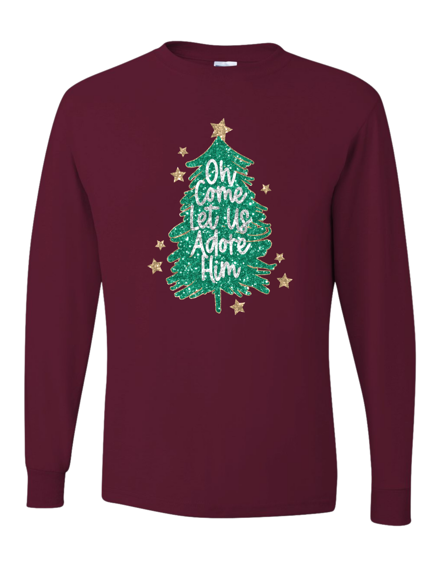 Oh Come Let Us Adore Him Long Sleeve