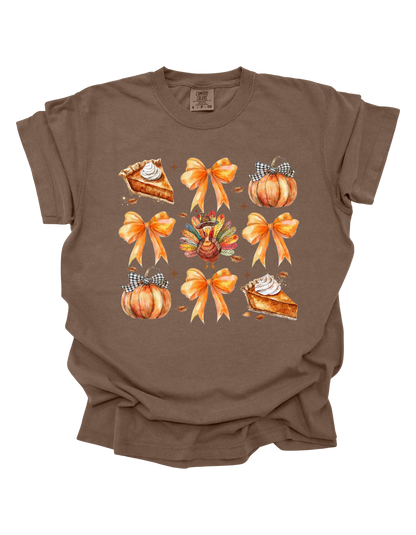 Thanksgiving Coquette Comfort Colors T-Shirt