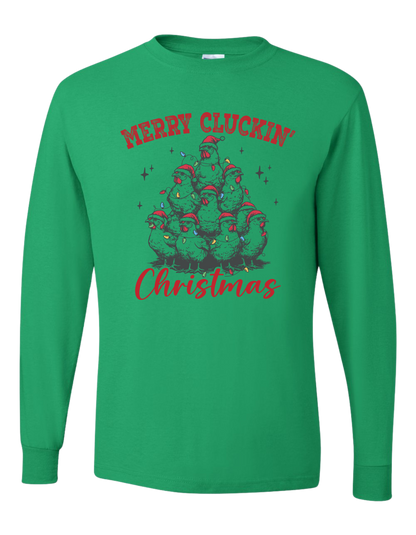 Merry Cluckin' Christmas Long Sleeve
