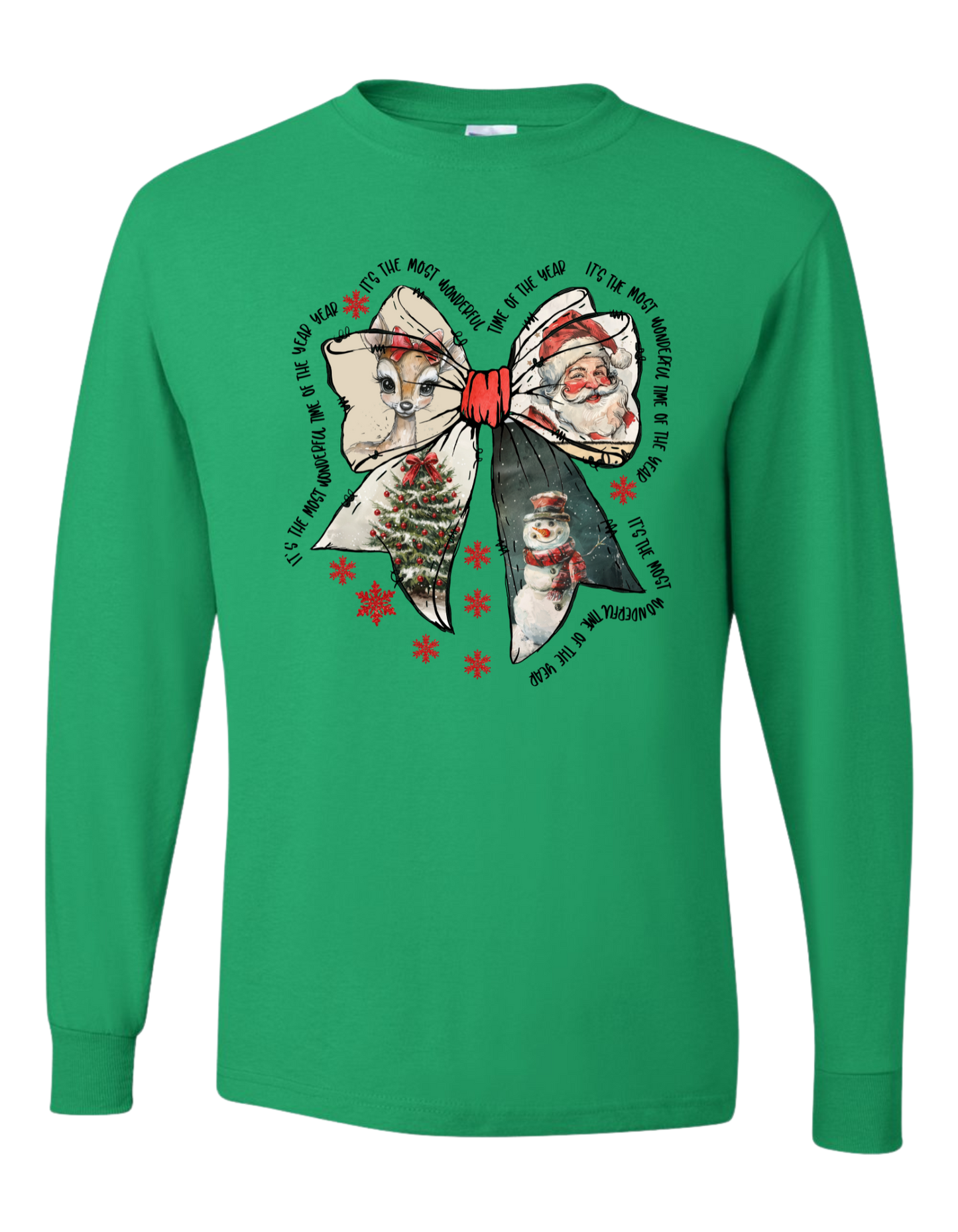 It's the Most Wonderful Time Bow Long Sleeve