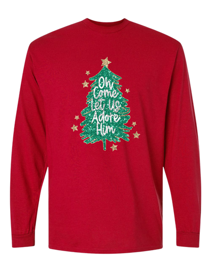Oh Come Let Us Adore Him Long Sleeve