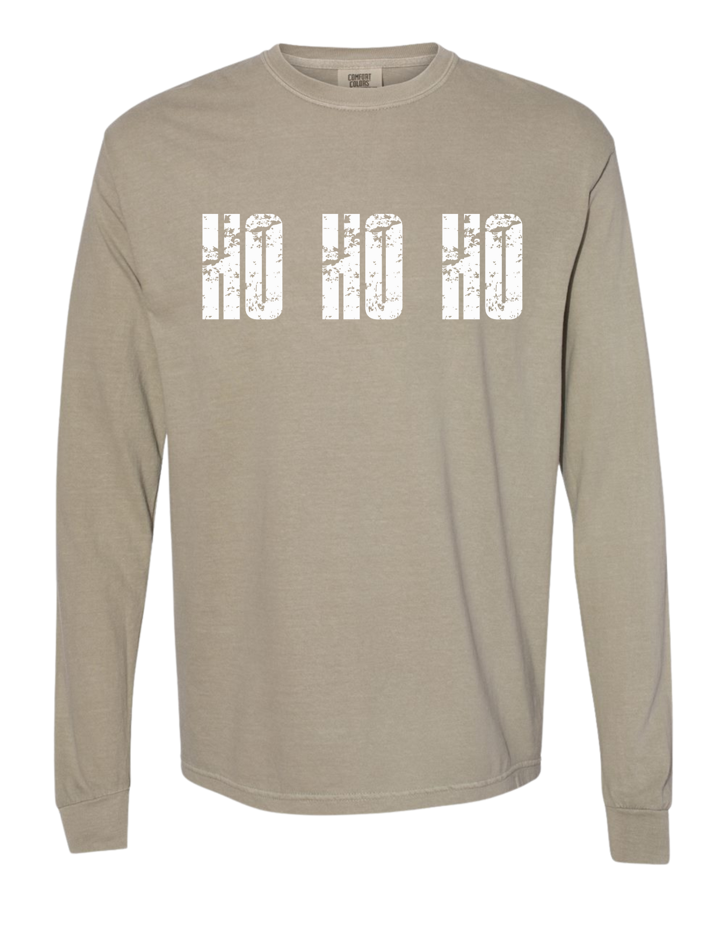 Ho Ho Ho Comfort Colors Long Sleeve