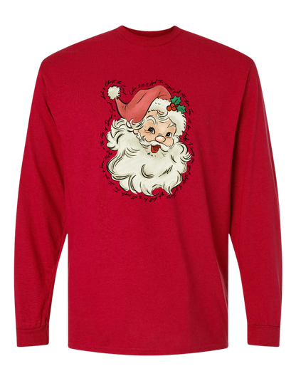 Luke 2:10-11 Santa Long Sleeve