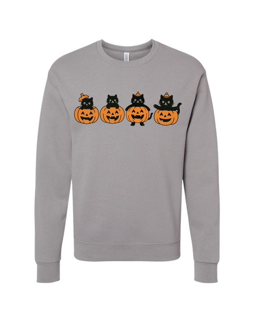 Pumpkin Cats Crewneck