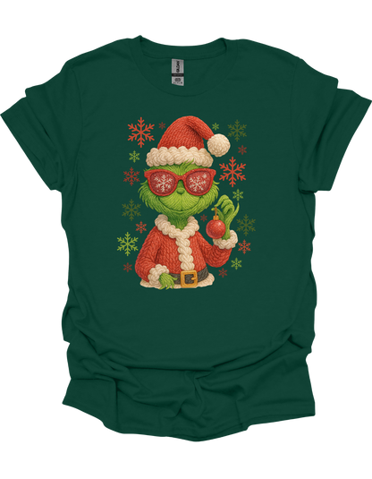 Grinch Snowflakes T-Shirt