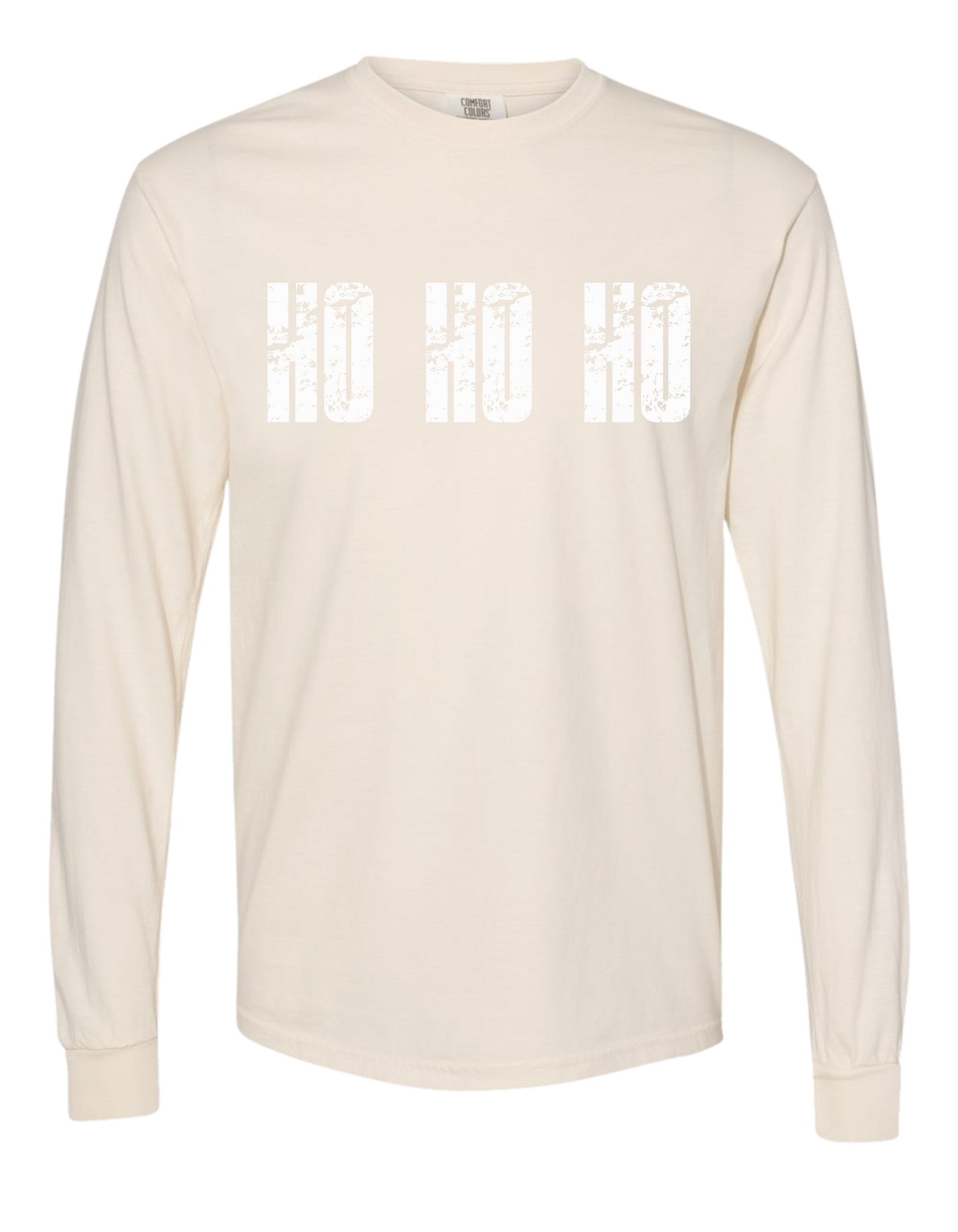 Ho Ho Ho Comfort Colors Long Sleeve