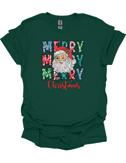 Santa Merry Christmas T-Shirt