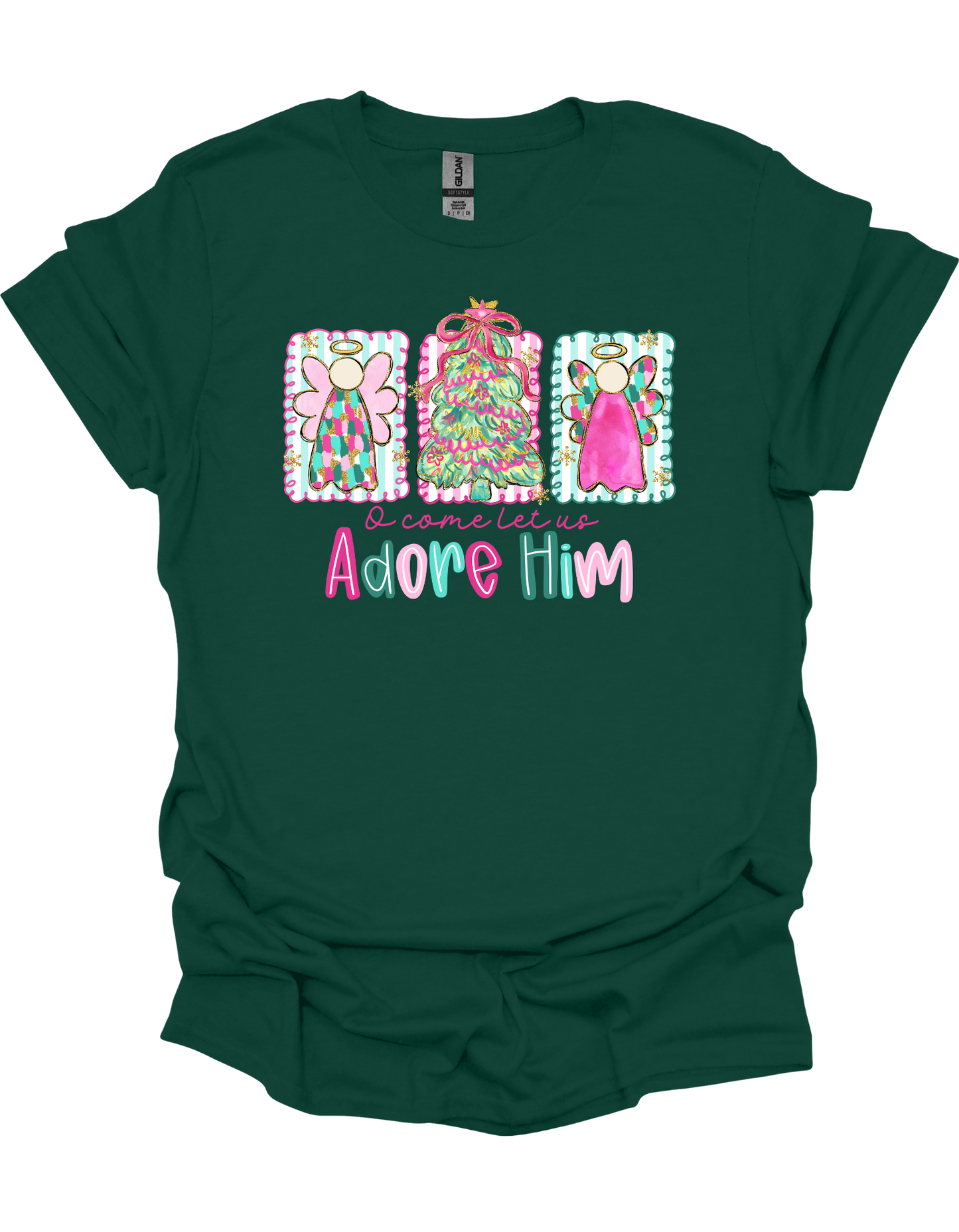 Angels Let Us Adore Him T-Shirt