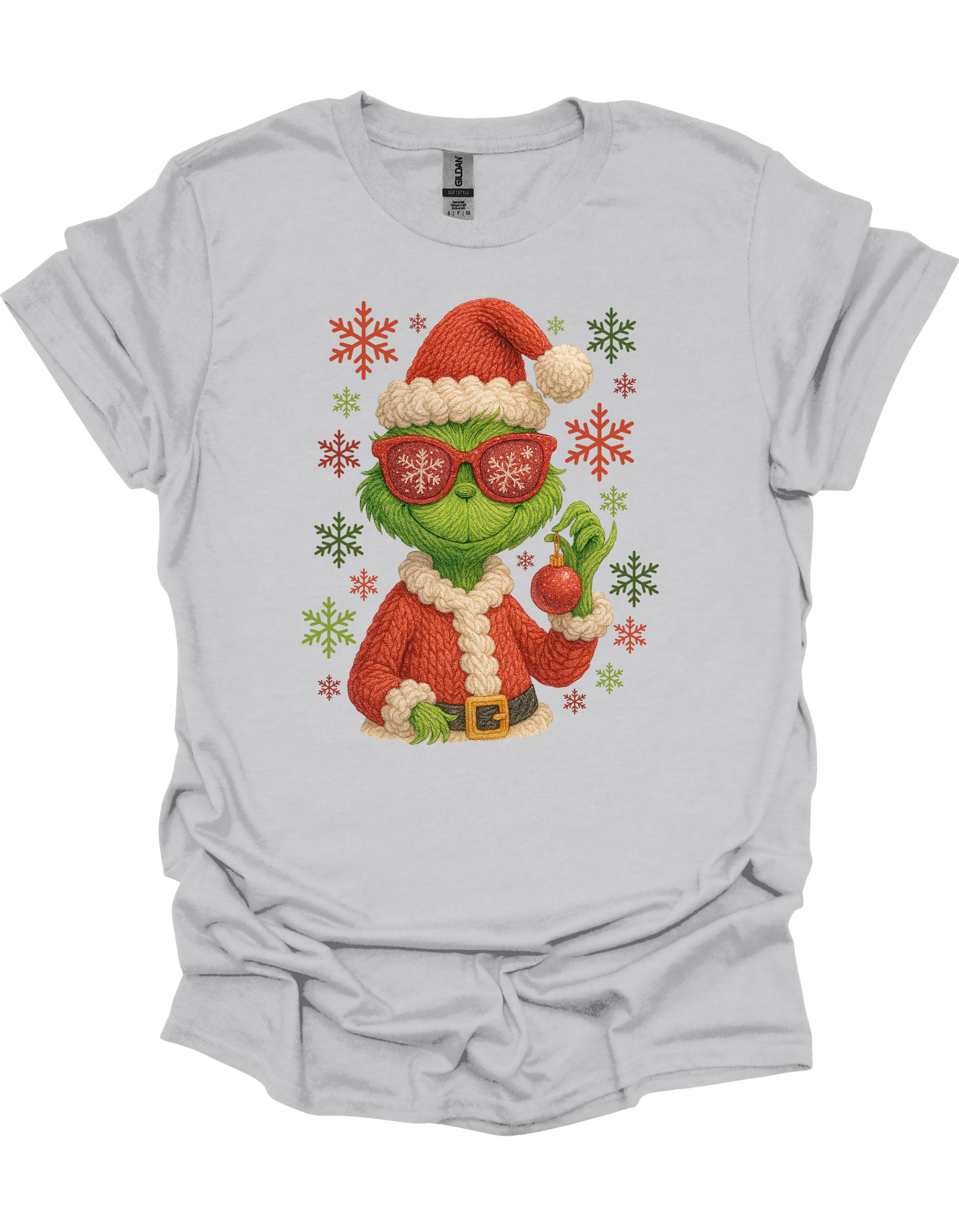 Grinch Snowflakes T-Shirt