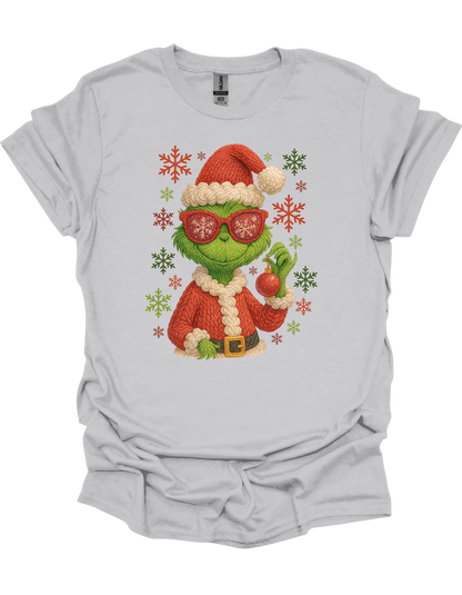 Grinch Snowflakes T-Shirt
