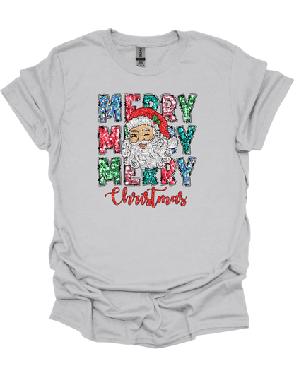 Santa Merry Christmas T-Shirt