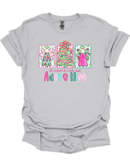 Angels Let Us Adore Him T-Shirt