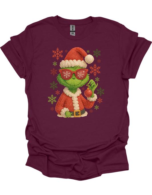 Grinch Snowflakes T-Shirt