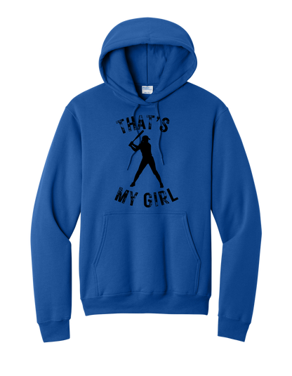 That's My Girl with Name on Back Hoodie
