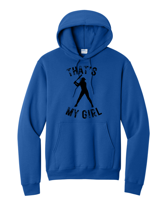 That's My Girl with Name on Back Hoodie