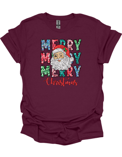 Santa Merry Christmas T-Shirt