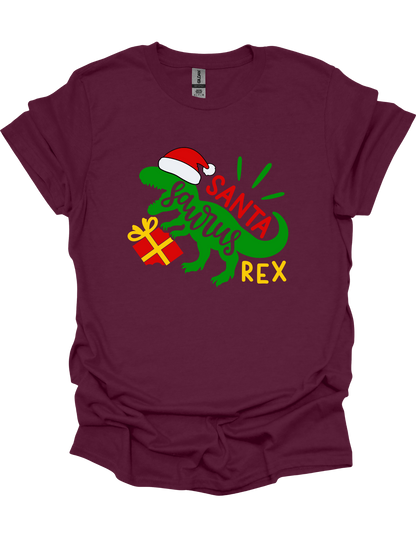 Santa Saurus Rex T-Shirt