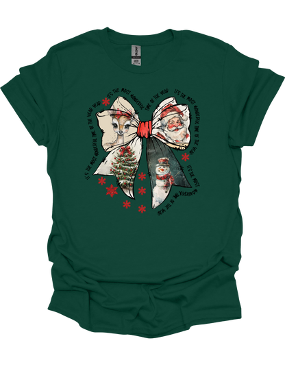 It's the Most Wonderful Time Bow T-Shirt