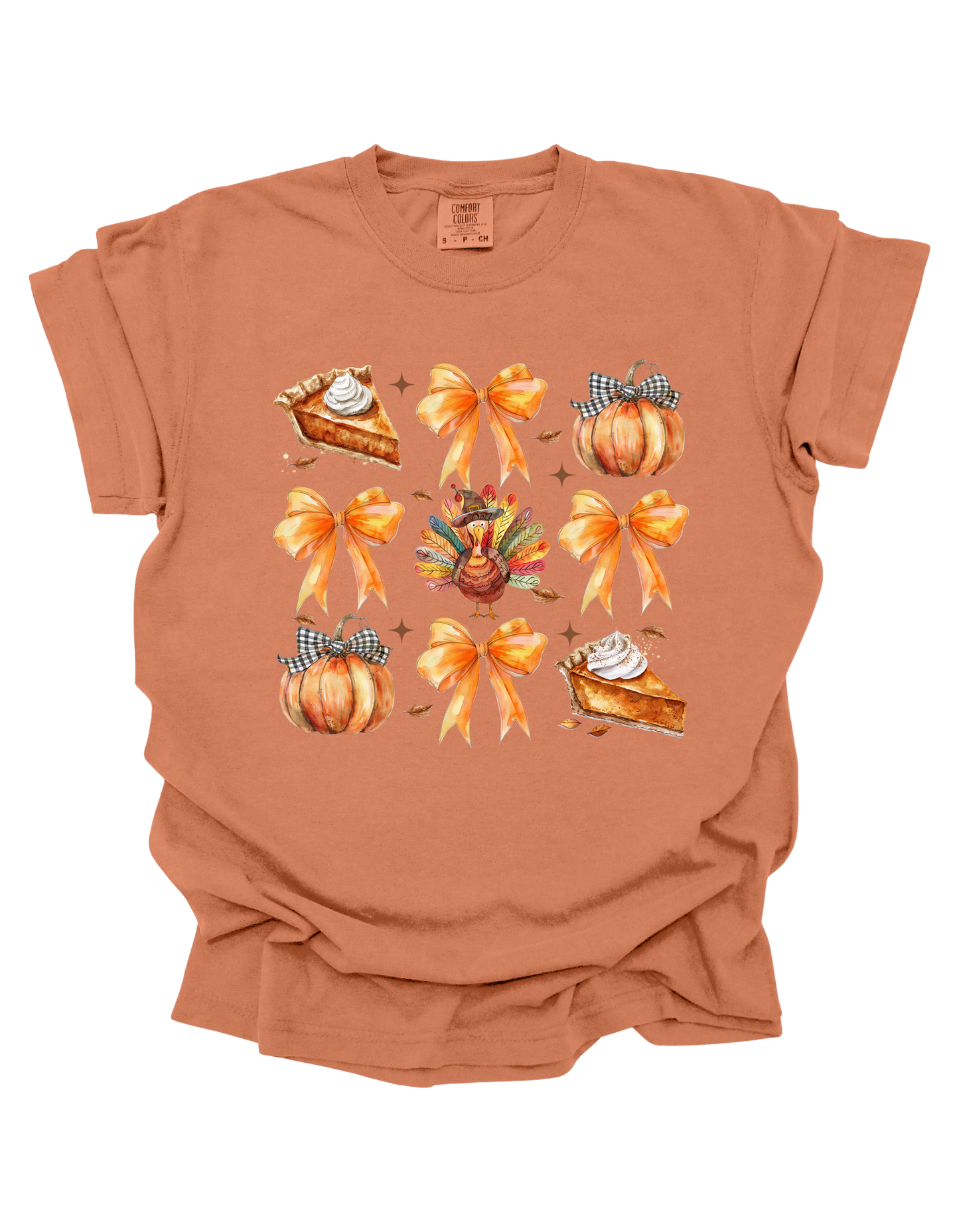 Thanksgiving Coquette Comfort Colors T-Shirt
