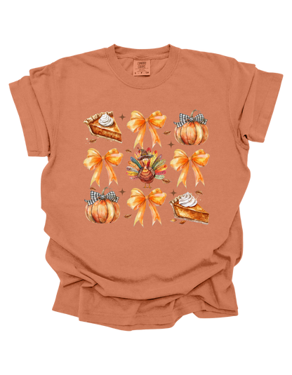 Thanksgiving Coquette Comfort Colors T-Shirt