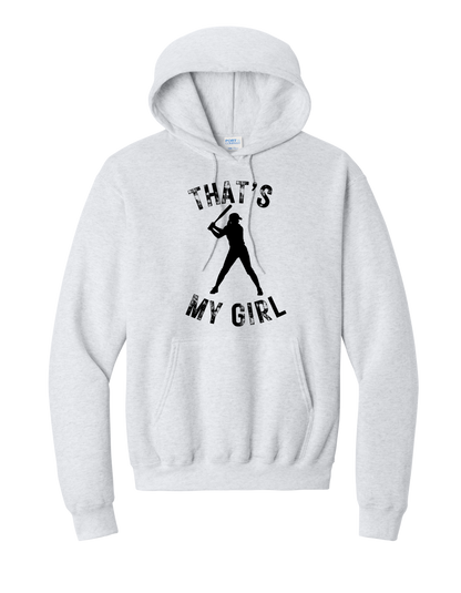 That's My Girl with Name on Back Hoodie
