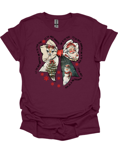 It's the Most Wonderful Time Bow T-Shirt