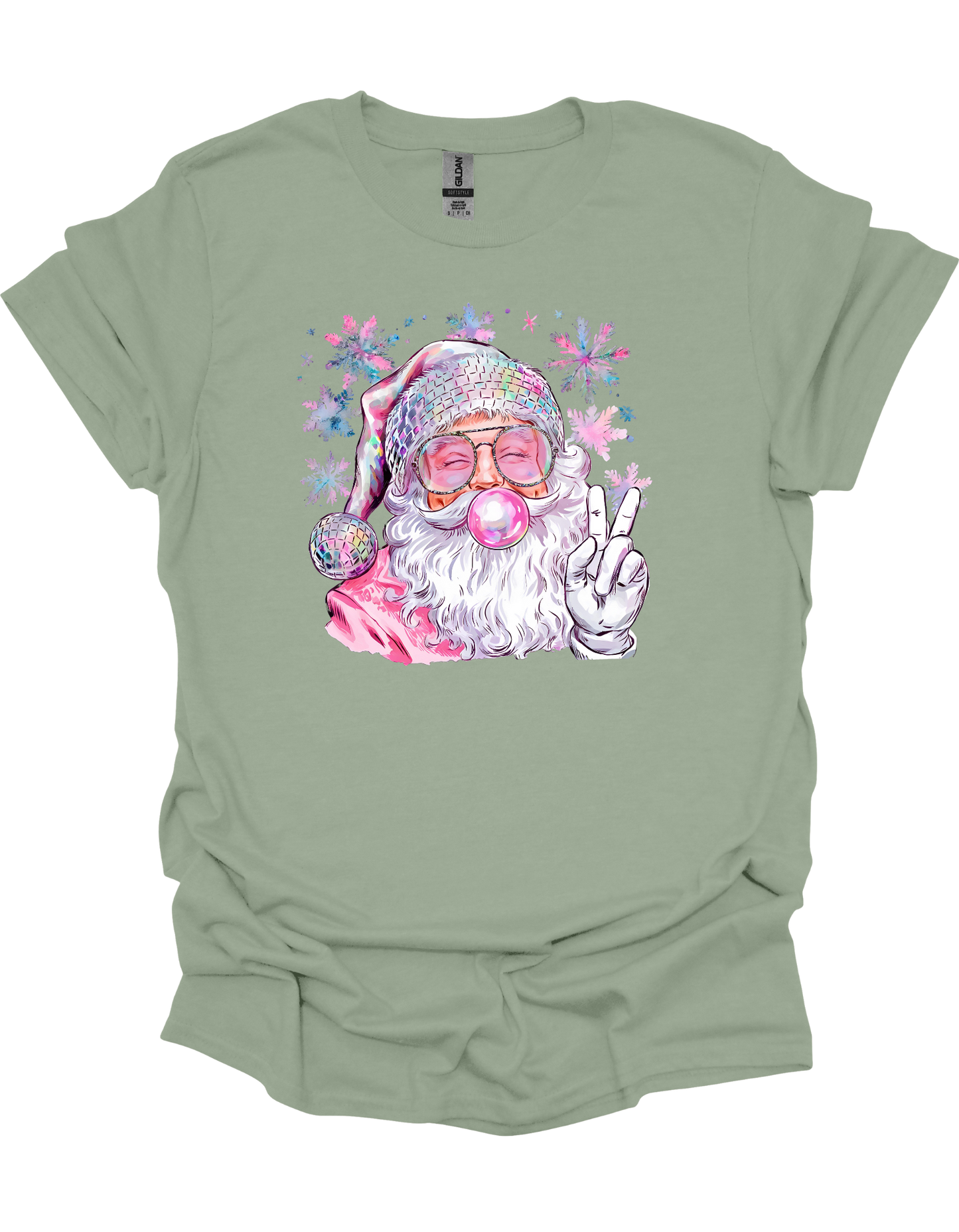 Bubblegum Santa T-Shirt
