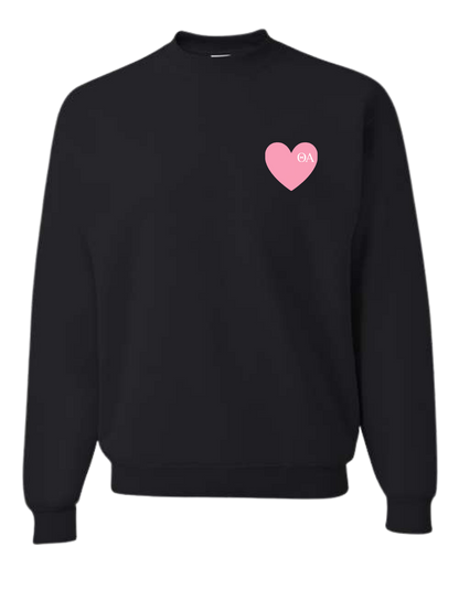 Love Theta Alpha Crewneck