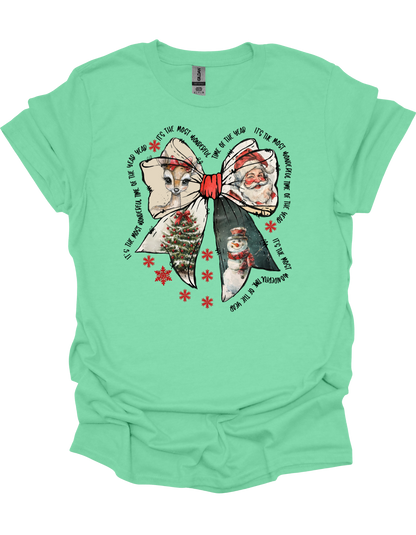 It's the Most Wonderful Time Bow T-Shirt