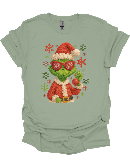 Grinch Snowflakes T-Shirt