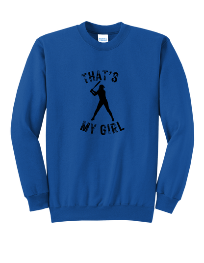That's My Girl with Name on Back Sweatshirt