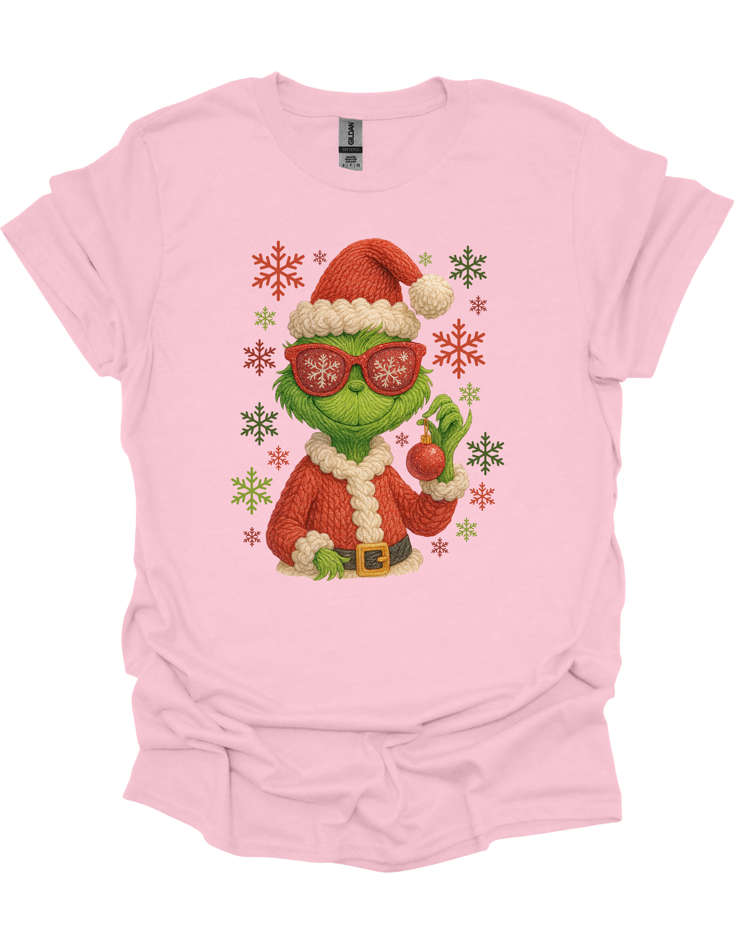 Grinch Snowflakes T-Shirt