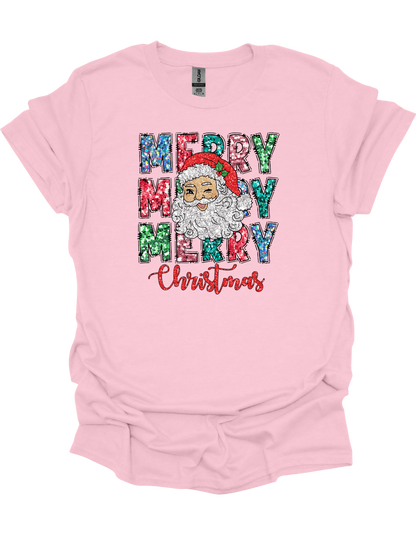 Santa Merry Christmas T-Shirt