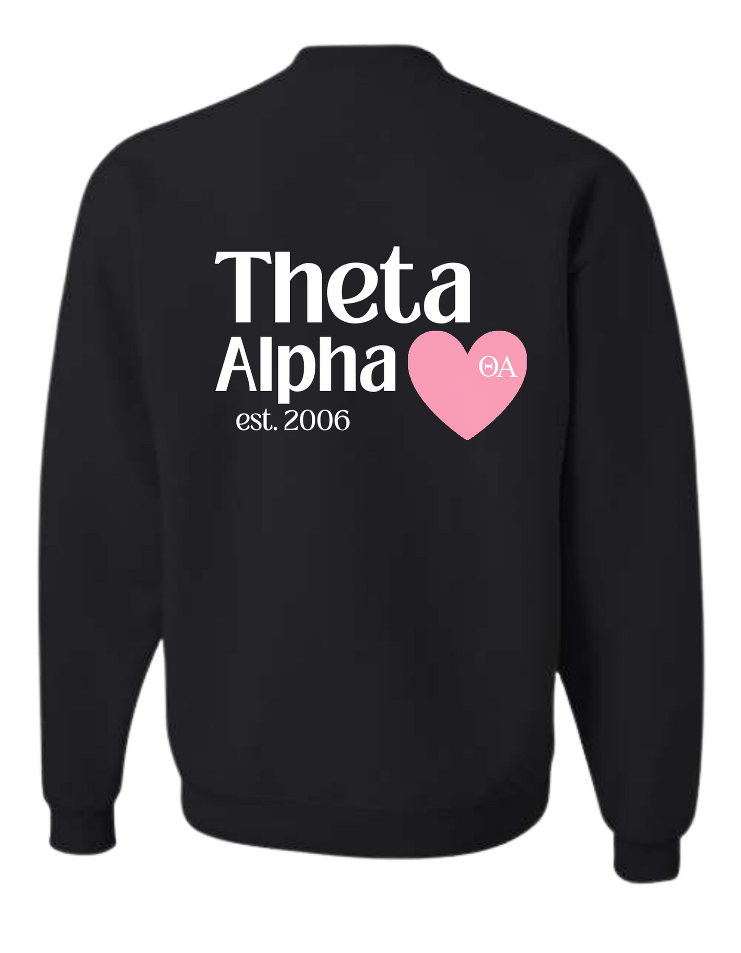 Love Theta Alpha Crewneck