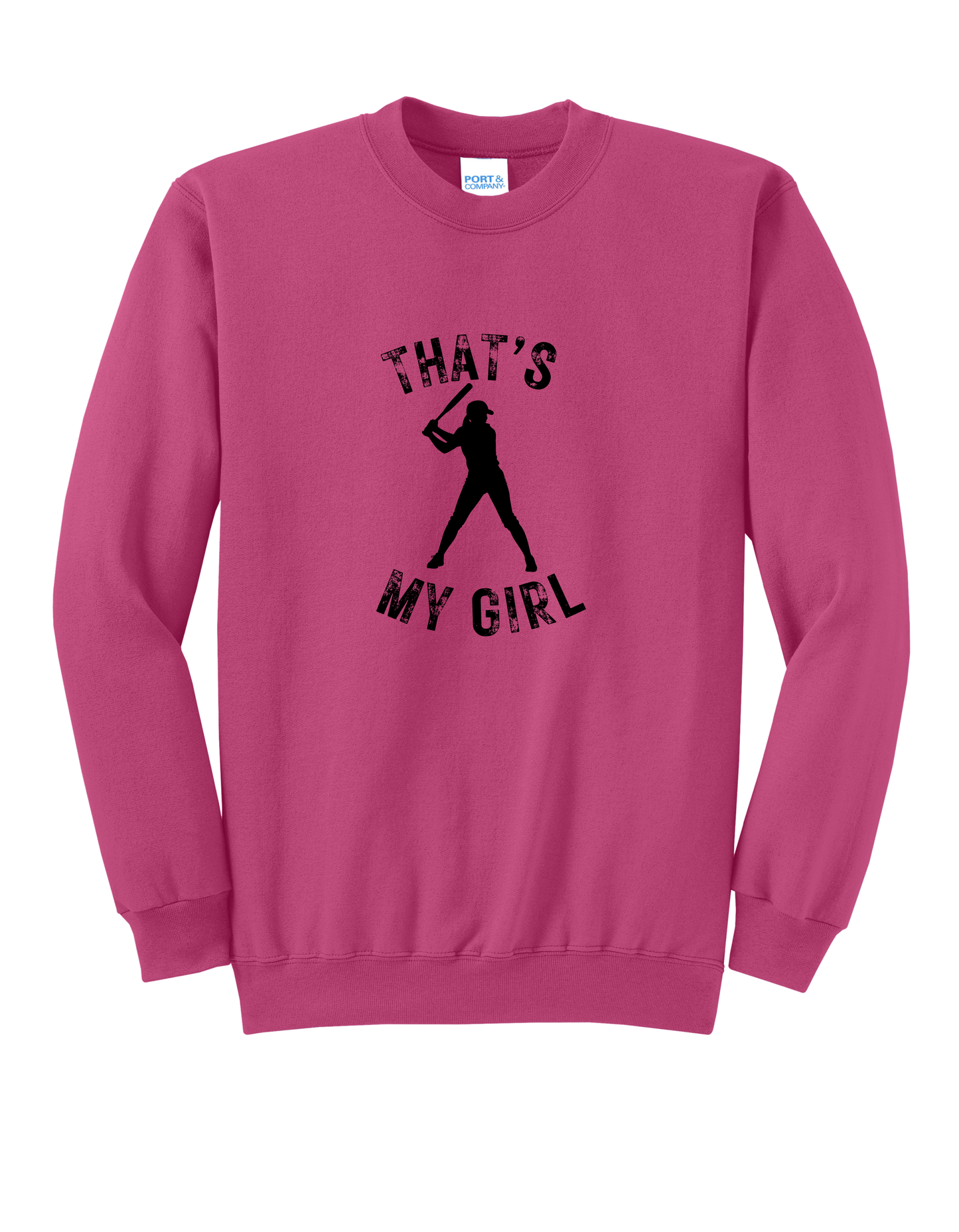 That's My Girl with Name on Back Sweatshirt