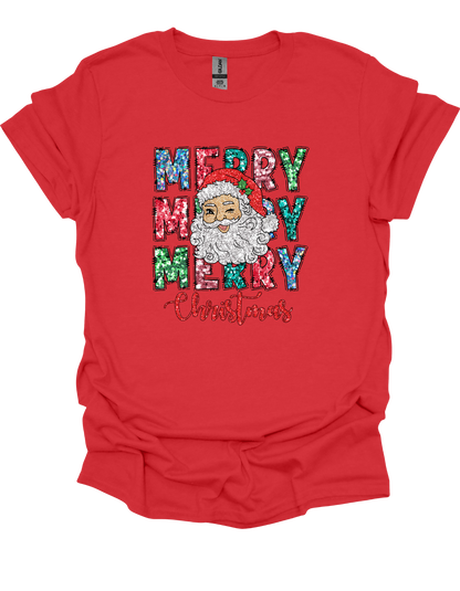Santa Merry Christmas T-Shirt