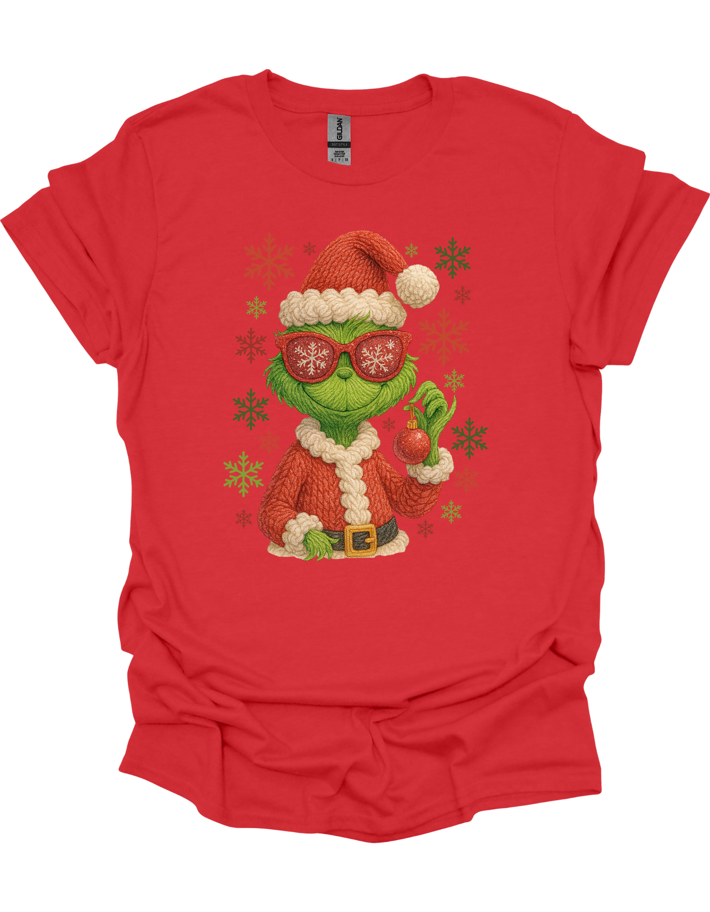 Grinch Snowflakes T-Shirt