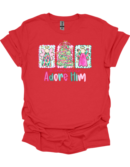 Angels Let Us Adore Him T-Shirt