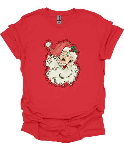 Luke 2:10-11 Santa T-Shirt